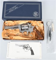 SMITH & WESSON  63, .22 REVOLVER, BOXED