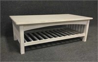 Chic White Coffee Table