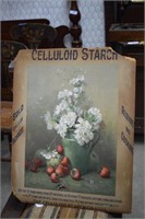 Antique "Celluloid Starch" Store Advertisement -