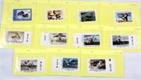 11 Washington State Duck Stamps Mint 1986-96