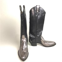 Ben Miller Boots Black Leather  & Snakeskin