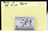 RW12 Federal Duck Stamp 1945 Shoveler Ducks