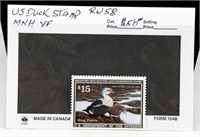 RW58 Federal Duck Stamp 1991 King Eiders