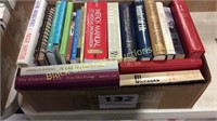 Box of 21 assorted books, mostly nonfiction