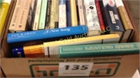 Box lot of 22 assorted books