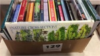 Box of 21 coffee table books, mostly home and