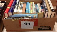 Box lot of 24 books