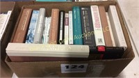 Box of 16 assorted books, mostly nonfiction