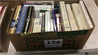 Box of 22 assorted books, fiction and nonfiction