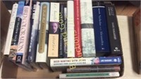 Box lot of 16 books