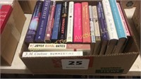 Box lot of 16 books