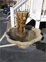 LARGE FOUNTAIN OUTSIDE WORKING