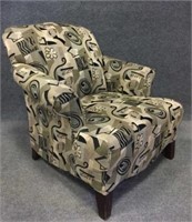 Multi-Colored Designed Cushion Chair