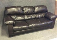 Dark Brown 3 Cushion Couch