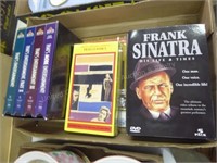 1 box Frank Sinatra movies & others
