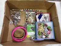1 box jewelry (some sterling)