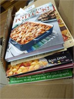 1 box cookbooks