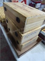 Wood boxes