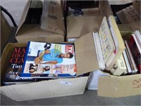 6 boxes books