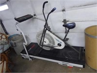 Exercycle and treadmill