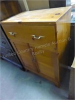 Wood cabinet w/ drawer