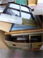 Large lot of picture frames and misc.