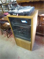 Stereo cabinet w/ contents