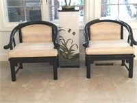 2 Century Asian Ming Horseshoe Accent Chairs
