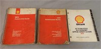LOT OF 3 SHELL AUTOMOTOVE GUIDES
