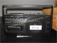 Sony Weatherband AM/FM Cassette Recorder