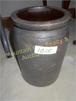 Two gallon stoneware jar