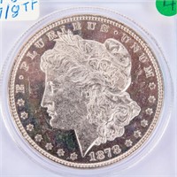 Coin 1878-P Morgan Silver Dollar 7/8 TF B. Unc.