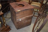 Large "Anchor Brand" Rustic Crate