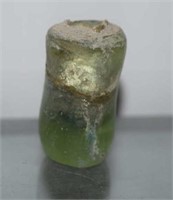 Ancient Roman Glass Medicine Bottle