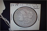1878cc Morgan Silver Dollar - $140 Reserve