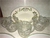 Homer Laughlin Georgian eggshell bowl etc