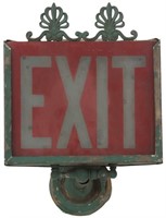 Gas And Electric Wall Sconce Exit Sign