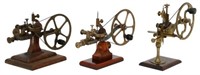 3 Brass Clockmaker's Rounding-up Tools