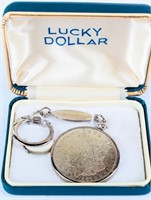 Jewelry / Coin 1921 Morgan Silver Dollar Key Chain