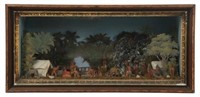 Native American Scene Shadow Box Diorama