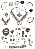 35 Pcs. Sterling Silver Estate Jewelry