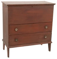 2 Drawer Pine Painted Blanket Chest
