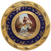 Royal Vienna Plaque - Romeo & Juliet
