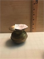 Miniature Brass Spittoon