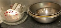 (7) assorted Stainless Steel mixing bowls,