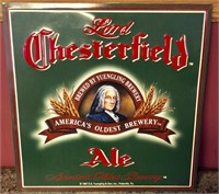 Yuengling Lord Chesterfield Ale metal sign,