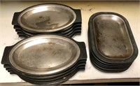 lot of 15 assorted sizzle plates complete with