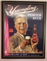 Yuengling Porter beer sign 21"x26"