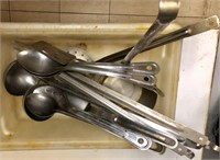 lug lot with Stainless Steel spoons, solid &