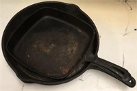 lot of 3 cast iron fry pans 1 being Wagner square
